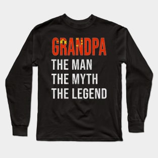 Grand Father Chinese Grandpa The Man The Myth The Legend - Gift for Chinese Dad With Roots From  China Long Sleeve T-Shirt